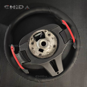 جلد أسود مع أزرار حمراء مناسبة لسلسلة BMWs G M3 G80 M4 G82 M5 F90 M8 X3m X4m X5m X6m G3x G1x G0x <span class=keywords><strong>M</strong></span> - Product Image 6