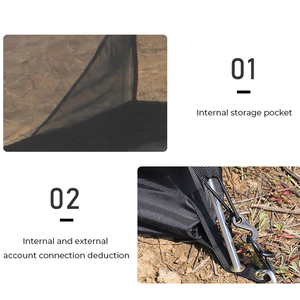 <span class=keywords><strong>Tente</strong></span> de camping portable ultralégère en nylon 40D à une chambre - Product Image 2