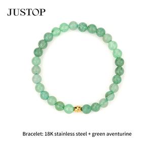 6mm 8mm 10mm 12mm Trendy Crystal Turquoise Natural Healing Stone Colors Unisex Anniversary Durable Stretch <b>Elastic</b> <b>Cord</b> Bead - Product Image 2