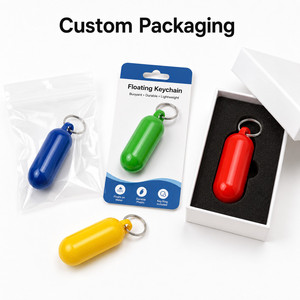 Porte-clés flottant en plastique avec logo personnalisé, anneau porte-clés flottant pour bateau, navigation marine, natation, pêche, sports nautiques, flotteur de sécurité - Product Image 5