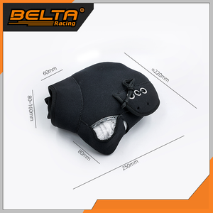 BELTA néoprène hiver temps froid coupe-vent en peluche chaud <span class=keywords><strong>Scooter</strong></span> moto main barre <span class=keywords><strong>couverture</strong></span> manchon moto guidon gant mitaine - Product Image 2