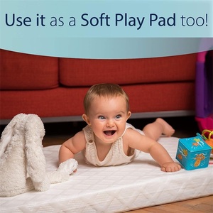 Colchón CertiPUR-US para Niños, 38*26*3 Pulgadas, Espuma Doble Firme/Suave, Funda Impermeable, Envío Comprimido, Venta al por Mayor de Fábrica, OEM/ODM - Product Image 5