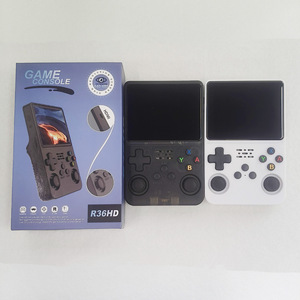 Console de <span class=keywords><strong>jeu</strong></span> portable rétro R36HD, écran IPS <span class=keywords><strong>3</strong></span>.5, console de <span class=keywords><strong>jeu</strong></span> rétro avec mémoire intégrée de 64 go, batterie de 3500mAh - Product Image 3