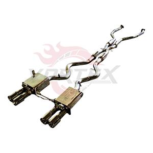 Sistema de Escape Catback Vortex 304 de Acero Inoxidable para BMW M3 E90 E93 4.0L S65 con Doble Válvula, Doble Silenciador, Boquillas Cromadas, Línea Mod - Product Image 2