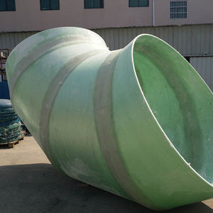 Codo FRP para sistemas HVAC Codo GRP ligero para tuberías de construcción - Product Image 6