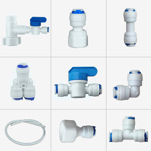 Accesorio de Filtro de Agua, Conector Rápido de 2 Puntos, Codo, Conexión Recta, Válvula en T, para Purificador y Dispensador de Agua - Product Image 1