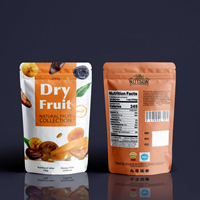 Sachets refermables à fermeture éclair, de qualité alimentaire, résistants à l'humidité, pour aliments pour animaux, noix, collations et fruits secs