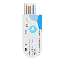 Enregistreur de données de température USB à usage unique U 01-T pour aliments frais, transport de vaccins en chaîne du froid