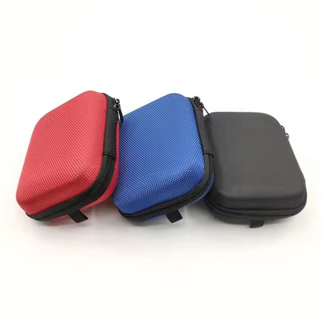 Portable Eva Earphone Organizer Bag Multifunctional Data Cable Storage Pouch for in Ear Wireless Earbuds