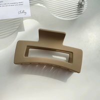 Pinza Grande para Cabello CANYUAN de Plástico PC Grueso Mate Estilo Coreano con Diseño Hueco Retro Venta al por Mayor