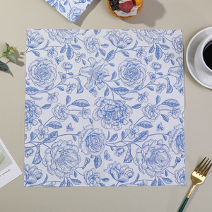 Hanlin Printed Paper Napkins 330mmx330mm Disposable For Wedding Birthday Parties - Product Image 3