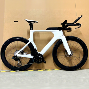 Bicicleta de Triatlón Tt Carbon, 24 Velocidades, Cambio Electrónico Inalámbrico, 16 kg, Ligera, Frenos de Disco Dobles, Ruedas Aerodinámicas 700c T3 (TT) - Product Image 1