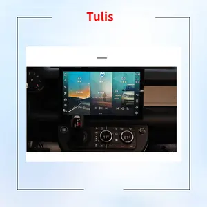 Tulis Android13タッチスクリーン13.3インチカーDVDプレーヤー (ランドローバーディフェンダー2018-2024 Bluetooth HicarAHD用)