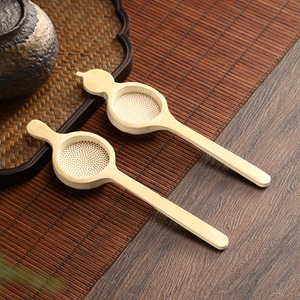 Natural bamboo <b>tea</b> strainer/filter, creative bamboo design, perfect for Kung Fu <b>tea</b> <b>sets</b> and Zen-inspired <b>tea</b> ceremonies. - Product Image 1