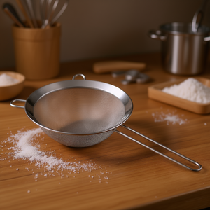 Passoire de cuisine MetalTex Victoria, lot de 6, en acier inoxydable, maille fine, pour la pâtisserie et la cuisine - Product Image 3