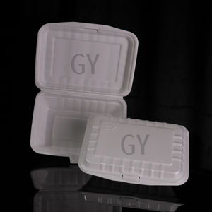 Caja de comida Contenedores para llevar Envasado de comida rápida Contenedores de espuma Contenedor de comedor desechable Cajas de comida Contenedor de almuerzo Fiambrera - Product Image 1