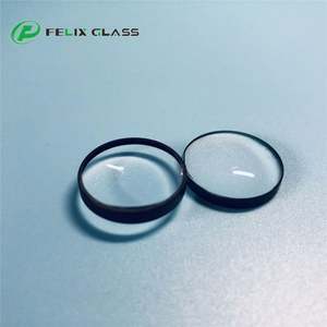 เลนส์ควอตซ์ JGS1 แบบโค้งเว้า-โค้งนูนเคลือบสาร AR ของ FELIX พร้อมขอบเคลือบสีดำ ป้องกันรังสียูวี สำหรับระบบเลเซอร์ - Product Image 3