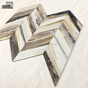 Chevrons bricolage mosaïque carrelage métal peler et coller mur cuisine carrelage aluminium auto-adhésif mosaïque - Product Image 3