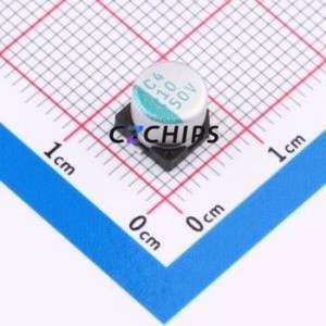 Condensador Electrolítico de Aluminio Híbrido Sólido-Líquido HBV100M1HTT-0606K SMD, D6.3xL5.8mm 10uF 20% 50V - Product Image 1