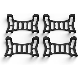Clip en caoutchouc Merom pour collier GPS Tracti Dog 6, remplacement, noir, paquet de 4, accessoire de suivi durable pour animaux de compagnie - Product Image 1