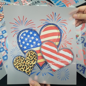 Tùy chỉnh ít bỏ lỡ pháo hạnh phúc mỹ July 4th dtf truyền nhiệt cho áo sơ mi Tee - Product Image 4