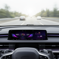 Layar LCD TFT Otomotif 8,8 Inci Resolusi 19220*720 Suhu Lebar -20~70 ℃   dengan Papan untuk Panel Instrumen