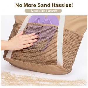 Sac à main portable pour femme Logo personnalisé Imperméable et résistant au sable pour le stockage de natation de voyage Sac à provisions populaire - Product Image 3