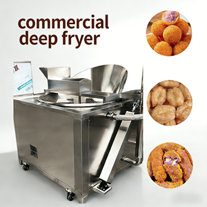 Friggitrice Professionale in Acciaio Inox per Panetterie e Negozi di Cibi Fritti - Product Image 1