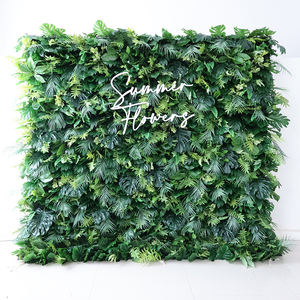 Panel de Pared Floral Enrollable 3D de 8x8 Pies, Flores Artificiales de Seda, Decoración de Boda, Fondo de Pared de Flores de Hierba - Product Image 5