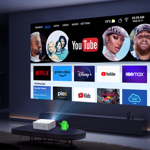 <strong>VANKYO</strong> L470W Electric Focus Keystone <strong>Projector</strong> 1080 Support Smart WiFi Bluetooth <strong>Projector</strong> for Laptop - Product Image 4