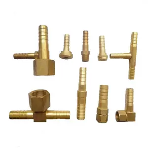 Brass Fittings for Pipeline System used on CNC Flame/Gas Cutting Machine, T Brass Buddle Connector