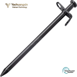 Estacas para Tienda de Campaña YCX YCX-0922 de Acero Aleado Negro Grueso de Grado Industrial de 20cm/30cm para Camping y Montañismo, Paquete de 12 - Product Image 5