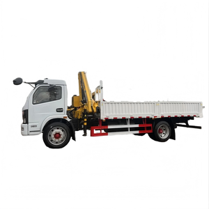 للبيع في ألبانيا شاحنة بضائع دونغفنغ 4*2 بحمولة 7.8 طن مزودة برافعة ذراع مفصلية قابلة للطي بحمولة 3.2 طن. - Product Image 3