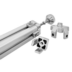 <span class=keywords><strong>Prix</strong></span> de gros alliage d'aluminium industriel profilé d'extrusion à fente en T 50100 Cnc équipement traité Structure cadre armoire ligne - Product Image 6