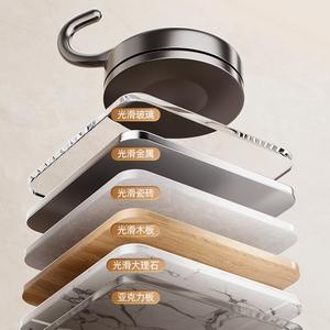 Crochet à ventouse simple, capacité de charge 15 kg, fixation murale autocollante pour salle de bain, cuisine, toilettes - Product Image 4