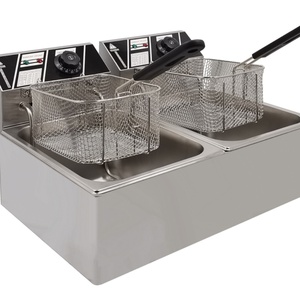 Friteuse électrique en acier inoxydable, frites, poulet frit, restaurant, friteuse électrique commerciale, facile à nettoyer - Product Image 2