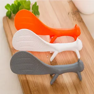 Z377 Tiện Ích Dễ Thương Hộ Gia Đình Scoop Nhà Hàng Mái Chèo Nhựa Chủ Bữa Ăn Sóc Hình Ladle Bếp Gạo Muỗng Công Cụ