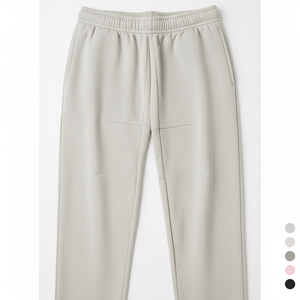 Nouveau style, pantalon de jogging décontracté de haute qualité, taille mi-haute, coupe droite ample, respirant, en polyester et coton, avec logo personnalisé pour homme - Product Image 1