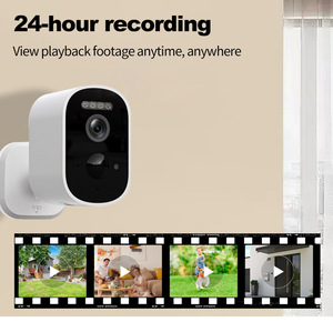 Telecamera di Sorveglianza <span class=keywords><strong>a</strong></span> <span class=keywords><strong>Batteria</strong></span> WIFI per Interni ed Esterni, Monitor Wireless ad Alta Definizione con Visione Notturna e Funzione di Allarme - Product Image 5