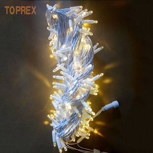Para Toprex alta calidad IP65 impermeable LED goma cadena luz 220V/240V boda Navidad decoración al aire libre vacaciones iluminación - Product Image 6