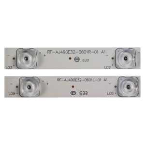 6Lamps RF-AJ490E32-0601L/R-01 A1 Aluminum <b>LED</b> <b>Strip</b> Light for LC-49CFE5001K/LC490DUY-SHA1 - Product Image 4