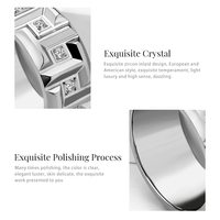 Bague à pointe sculptée CNC incrustée de zircone cubique exquise, plaquée or 18 carats, en acier inoxydable, pour hommes et femmes, cadeau d'anniversaire