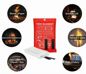1.2m*1.8m Large Size Fiberglass <strong>Fire</strong> Blanket <strong>for</strong> Big Area Protection And Flame Resistant