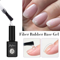 Gel de base en caoutchouc en fibre HipSterr réparant les ongles cassés Gel de construction vernis semi-permanent pour ongles UV LED Nail Art manucure