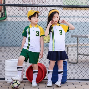 Personalización de fábrica, uniforme para estudiantes de primaria y secundaria, ropa de verano para niños, kits de uniformes deportivos escolares - Product Image 2