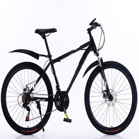 Vélo de montagne en acier de 24 pouces du fabricant pour adultes jeunes disque à vitesse variable livraison gratuite pour les étudiants amateurs de course