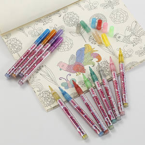 Dropshipping Art Marker Products <span class=keywords><strong>Amazon</strong></span> Venta caliente Glitter Gel Pen para tarjeta DIY - Product Image 4