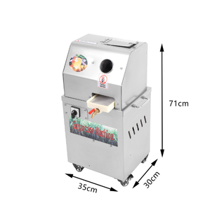 Machine d'extraction et de découpe en acier inoxydable de haute qualité pour la paille, moteur 450W, vente en gros - Product Image 5