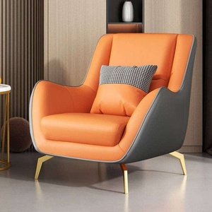 Luxurious Single <b>Sofa</b> Chair Comfortable and Lightweight for <b>Small</b> Apartments <b>Bedrooms</b> Living Rooms and Hotels - Product Image 3