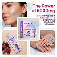 Sachets de collagène liquide aux baies mélangées, 14 bâtonnets, formule aux peptides de collagène marin pour une nutrition beauté quotidienne, fournisseur personnalisé